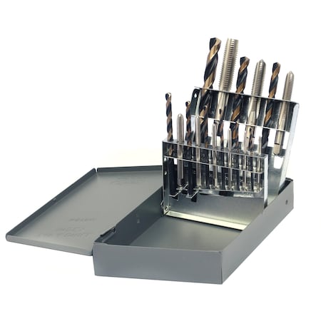 Drillco 18PC METRIC TAP & DRILL SET 800A2018